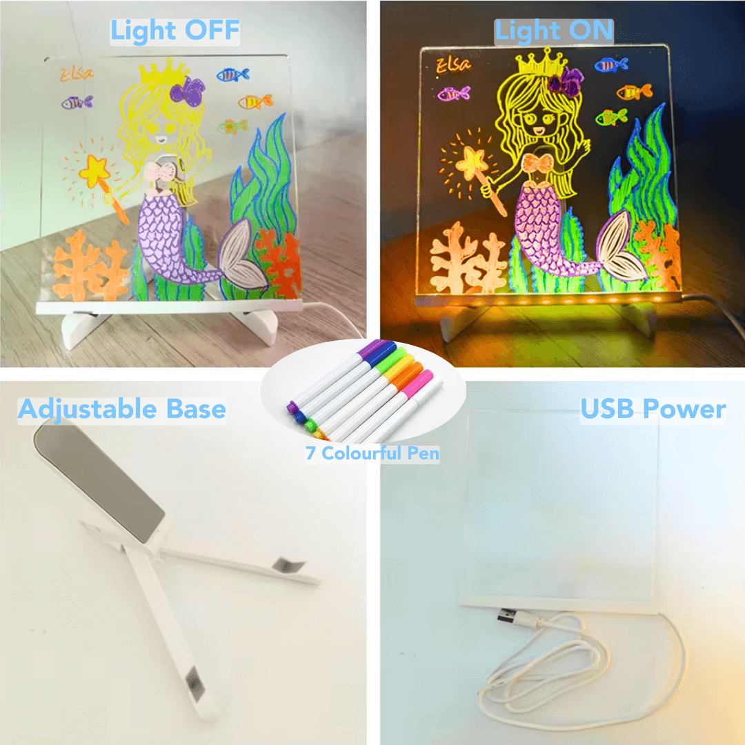 GLOW & GROW™ - Magical Board for Child Development